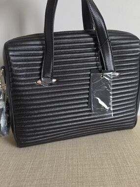 NWT Celine Dion Vibrato Leather Satchel Bag